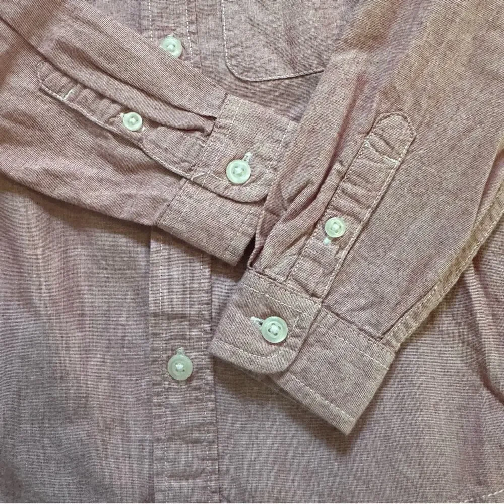 Children’s Place Boy’s Button Down Shirt, Light Red‎ Heathered, 2T